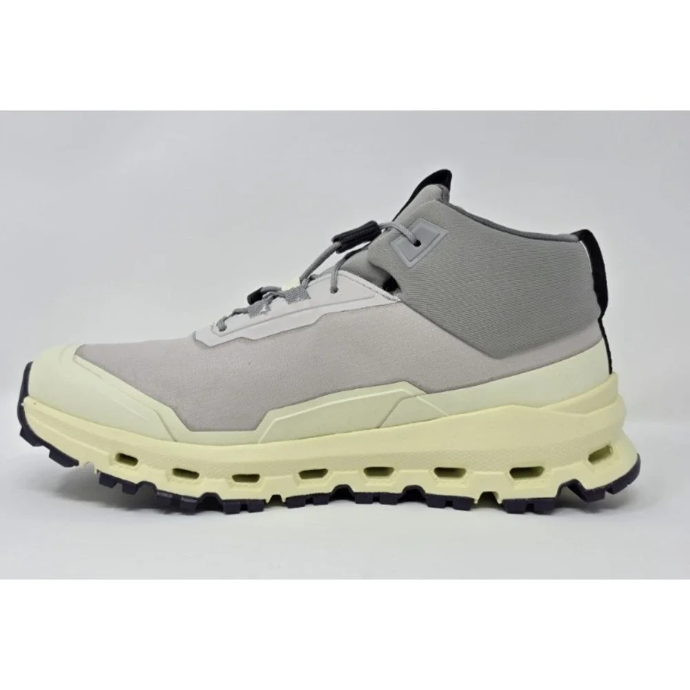 On Cloudhero Mid Waterproof Silver/Seedling Colorway Size 3.5 Youth Hiking NWB